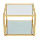 !nspire Casini 303-632GL_S 3 pc Small Coffee Table Set - Gold IMAGE 5