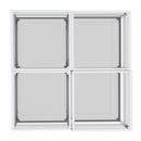 !nspire Casini 303-632CH-4 4 pc Multi-Tier Coffee Table Set - Silver IMAGE 6