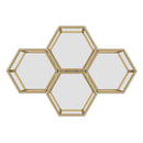 !nspire Fleur 501-635GL-4 4 pc Accent Table Set - Gold IMAGE 7