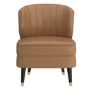 !nspire Kyrie 403-587SD Accent Chair - Saddle and Espresso IMAGE 4