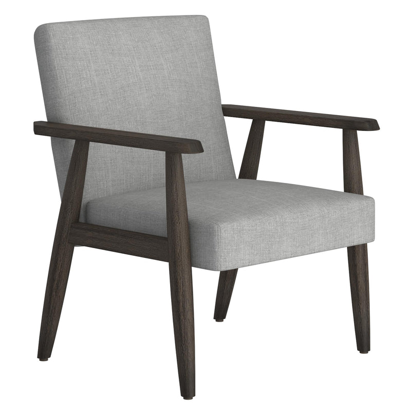 Worldwide Home Furnishings Huxly 403-588GY Accent Chair - Grey and Weathered Brown IMAGE 1