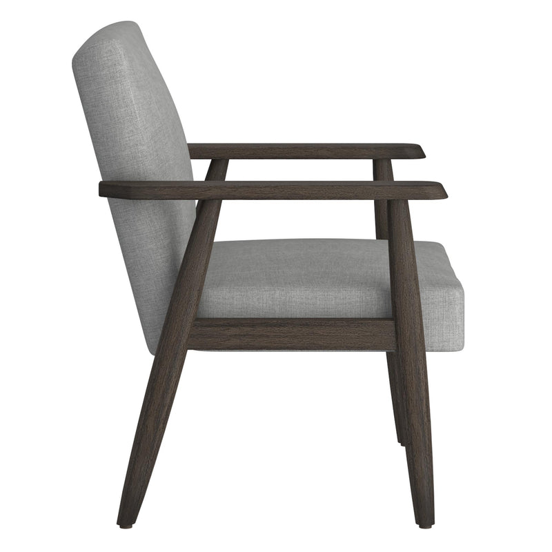 Worldwide Home Furnishings Huxly 403-588GY Accent Chair - Grey and Weathered Brown IMAGE 4