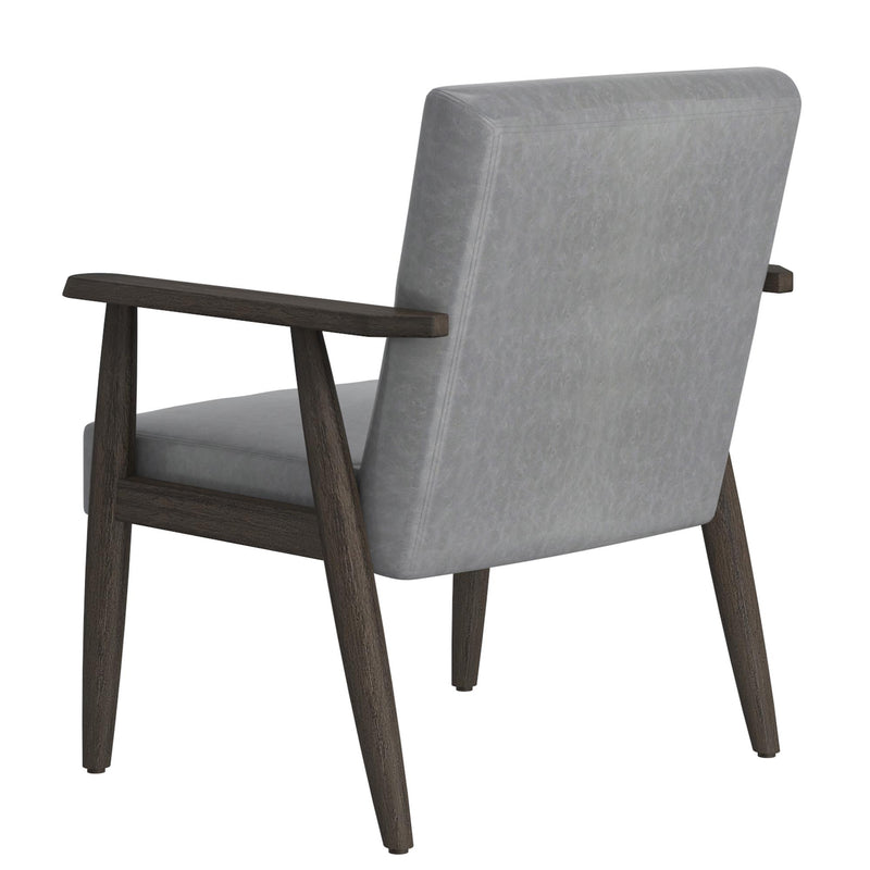 Worldwide Home Furnishings Wilder 403-589GY Accent Chair - Grey and Weathered Brown IMAGE 3