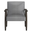 Worldwide Home Furnishings Wilder 403-589GY Accent Chair - Grey and Weathered Brown IMAGE 5