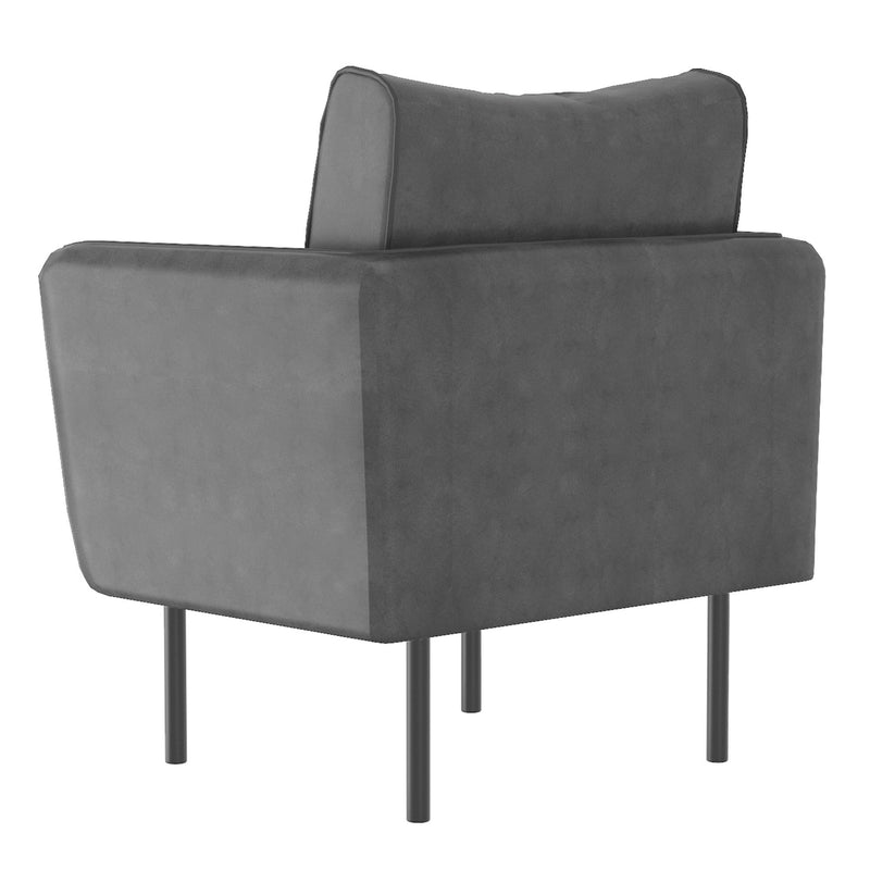 !nspire Ryker 403-590GY Accent Chair - Grey and Black IMAGE 3