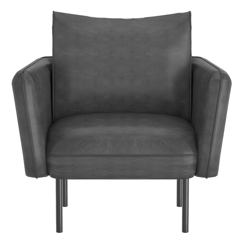 !nspire Ryker 403-590GY Accent Chair - Grey and Black IMAGE 4