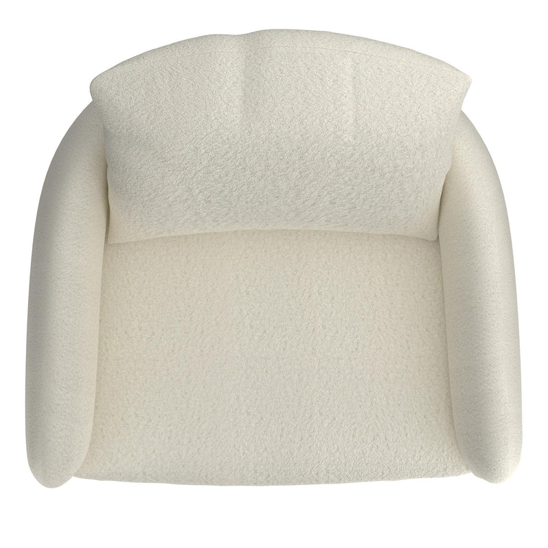 !nspire Zana 403-572CM_BK Accent Chair - Cream and Black IMAGE 6