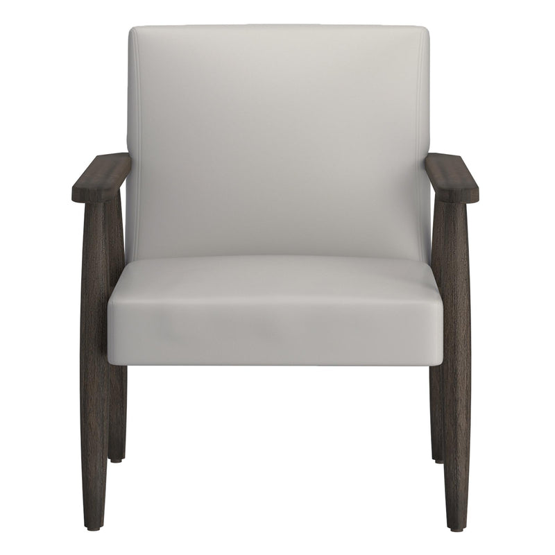 Worldwide Home Furnishings Wilder 403-589GB Accent Chair - Grey-Beige and Weathered Brown IMAGE 5