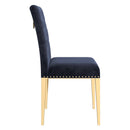 !nspire Azul 202-600BK_GL Dining Chair - Black and Gold IMAGE 5