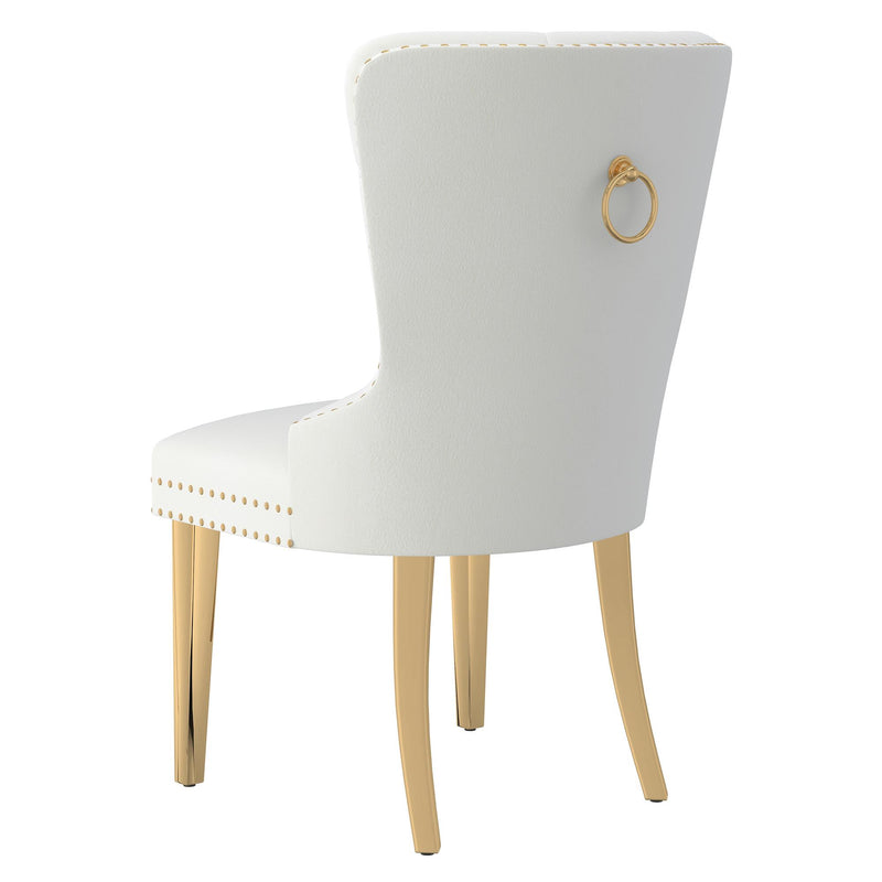 !nspire Mizal 202-629IV Dining Chair - Ivory and Gold IMAGE 3