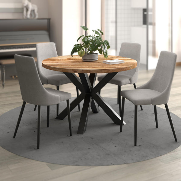 Worldwide Home Furnishings Arhan/Venice 5 pc Dinette 207-580NT_536GRY IMAGE 1