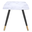 !nspire Emery/Akira 7 pc Dining Set in White with Black Chair IMAGE 4