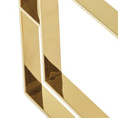 !nspire Eros/Mizal 5 pc Dining Set in Gold with Grey Chair IMAGE 6