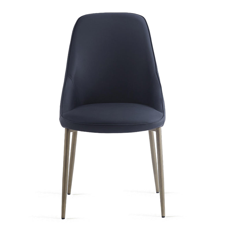 !nspire Cleo 202-636BK Dining Chair - Black and Aged Gold IMAGE 5