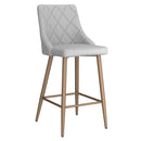 !nspire Antoine 203-573LG 26" Counter Stool - Light Grey IMAGE 1