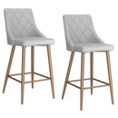 !nspire Antoine 203-573LG 26" Counter Stool - Light Grey IMAGE 7