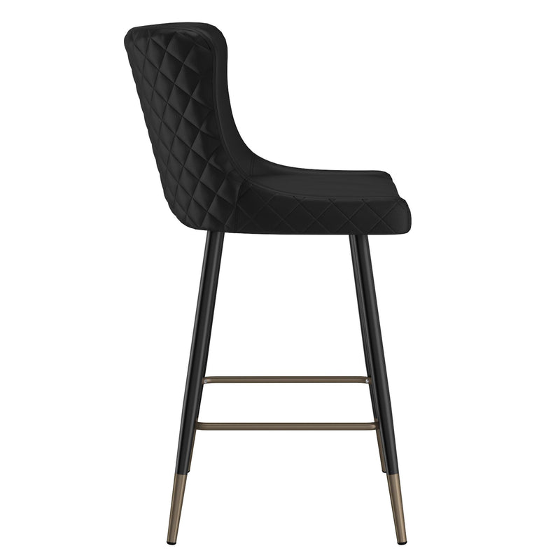 !nspire Xander 203-620BK 26" Counter Stool - Black IMAGE 5