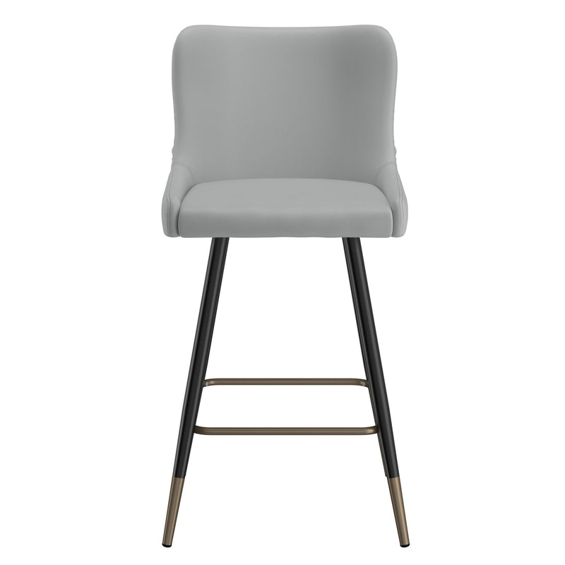 !nspire Xander 203-620LG 26" Counter Stool - Light Grey IMAGE 4