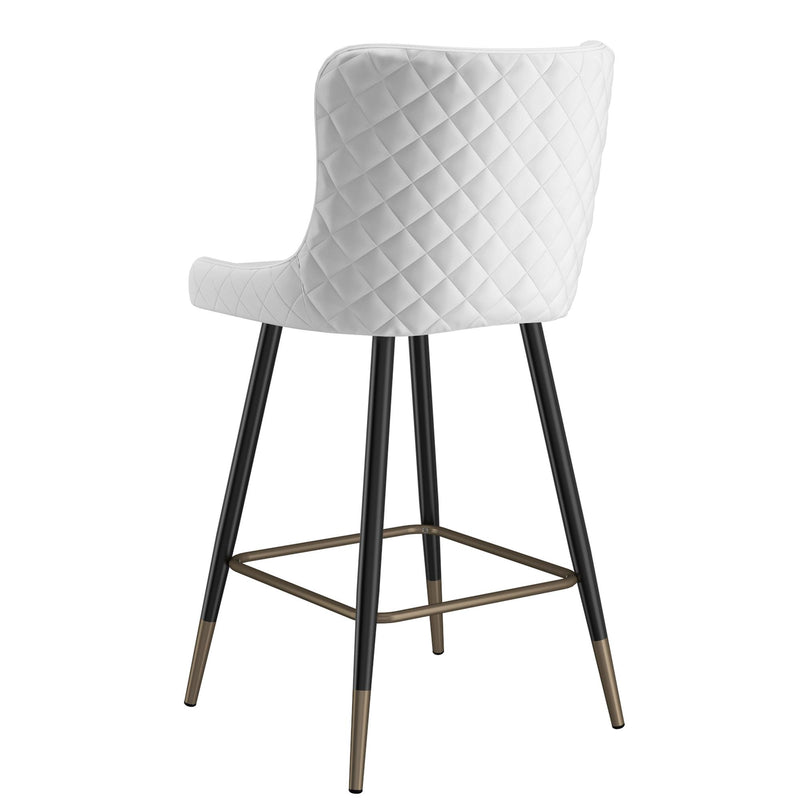 !nspire Xander 203-620WT 26" Counter Stool - White IMAGE 3