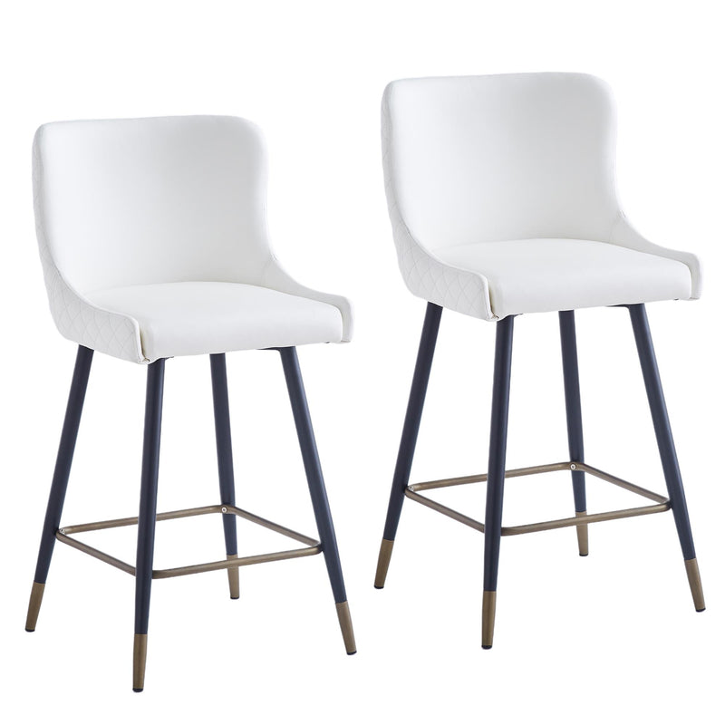 !nspire Xander 203-620WT 26" Counter Stool - White IMAGE 7