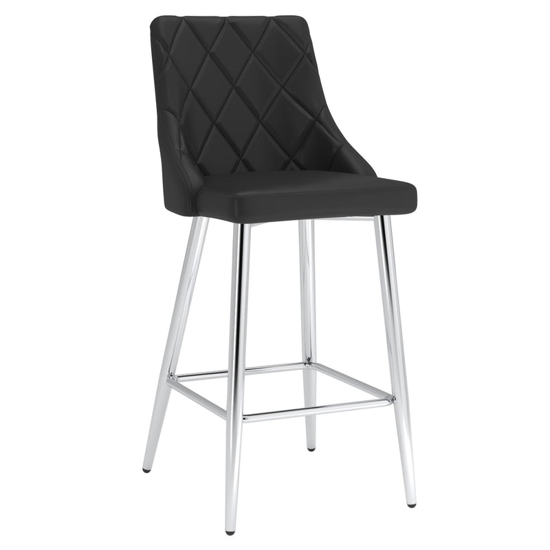 !nspire Devo 203-087BK 26" Counter Stool - Black IMAGE 1