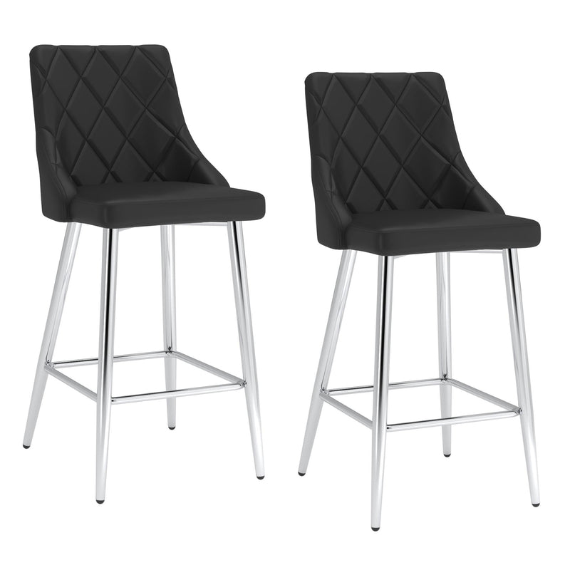 !nspire Devo 203-087BK 26" Counter Stool - Black IMAGE 7