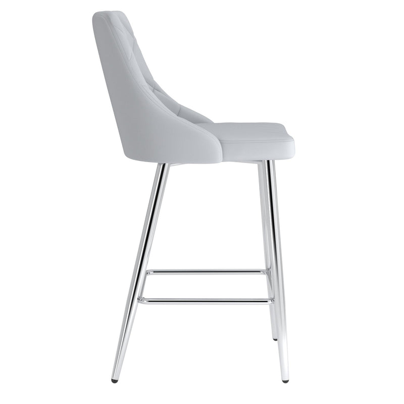 !nspire Devo 203-087LG 26" Counter Stool - Light Grey IMAGE 5