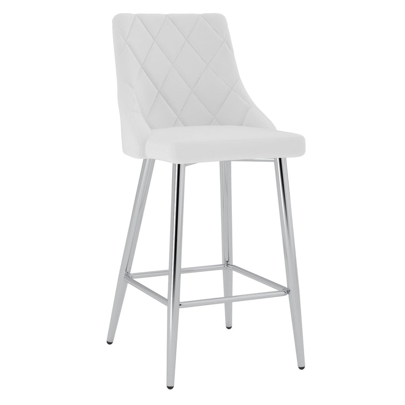 !nspire Devo 203-087WT 26" Counter Stool - White IMAGE 1