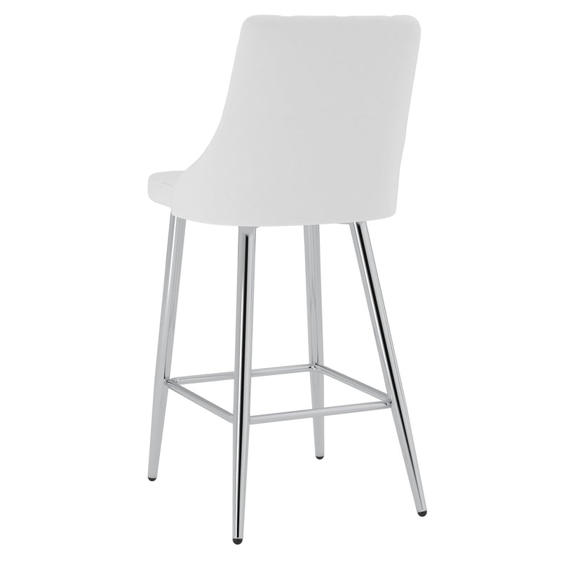 !nspire Devo 203-087WT 26" Counter Stool - White IMAGE 3