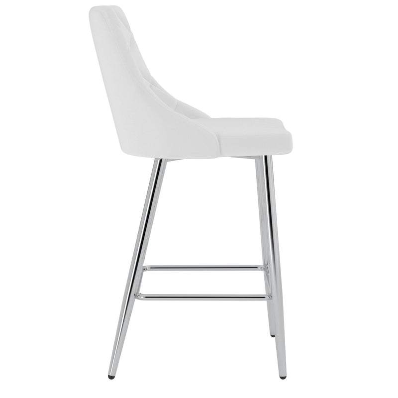 !nspire Devo 203-087WT 26" Counter Stool - White IMAGE 5