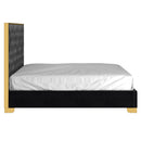 !nspire Lucille 101-596K-BK_GL 78" King Bed - Black and Gold IMAGE 3