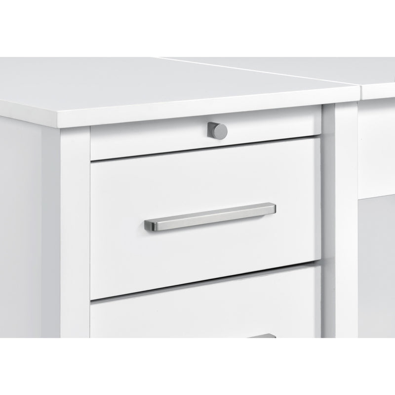 Coaster Furniture Dylan 801573 4-Drawer Lift Top Office Desk - White IMAGE 6