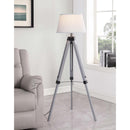  Coaster Furniture Dayton 920212 56-inch Empire Shade Metal Tripod Floor Lamp - Grey IMAGE 2