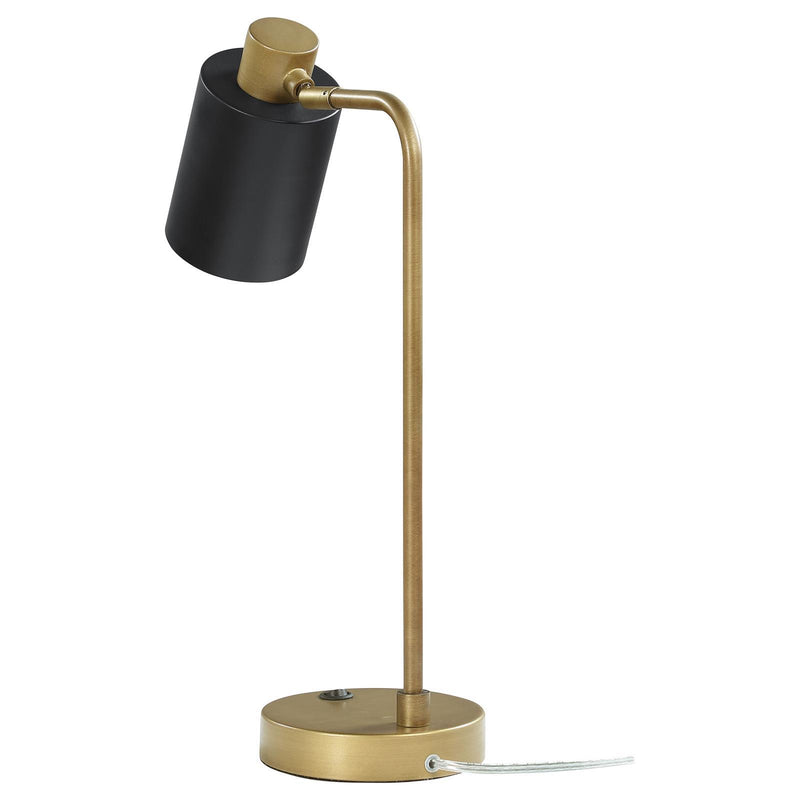 Coaster Furniture Cherise 923303 18-inch Adjustable Angle Table Lamp - Antique Brass IMAGE 8