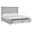 Magnussen Charleston King Panel Bed with Storage B5611-54RGY/B5611-64HGY/B5611-64SFGY IMAGE 2