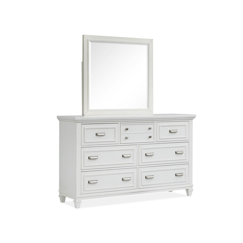 Magnussen Charleston Landscape Dresser Mirror B5611-40WH IMAGE 1