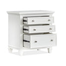 Magnussen Charleston 3-Drawer Nightstand B5611-01WH IMAGE 2