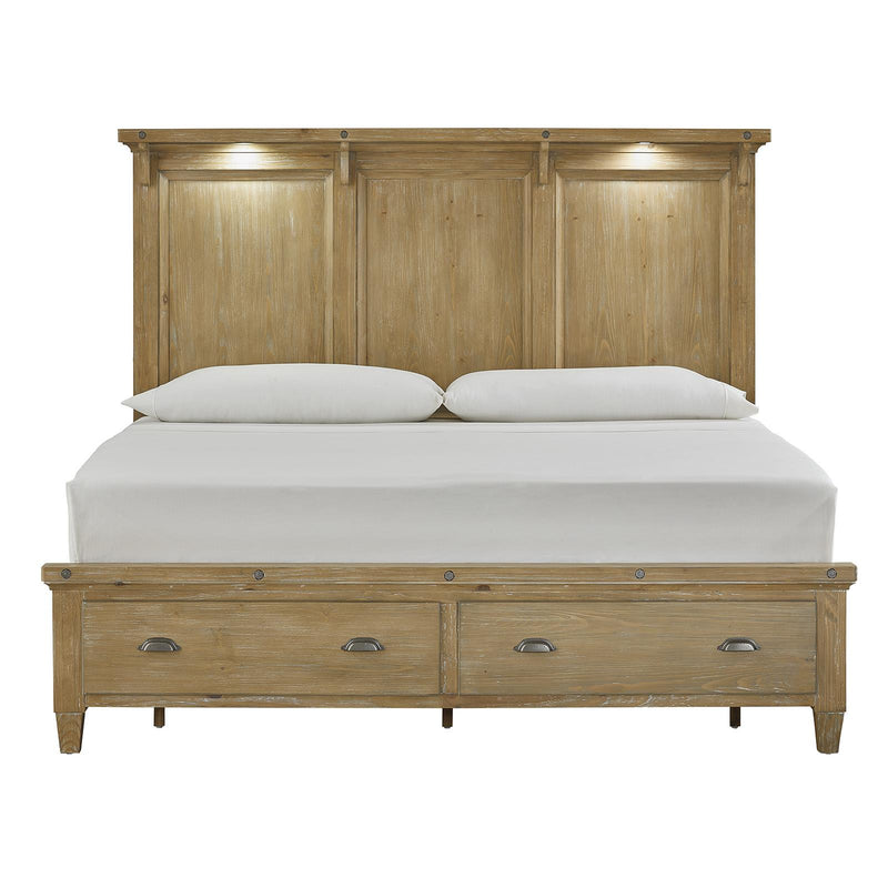 Magnussen Lynnfield King Panel Bed with Storage B5487-54R/B5487-64SF/B5487-67H IMAGE 2