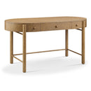 Magnussen Hadleigh Brown H5558-01 Oval Writing Desk IMAGE 1