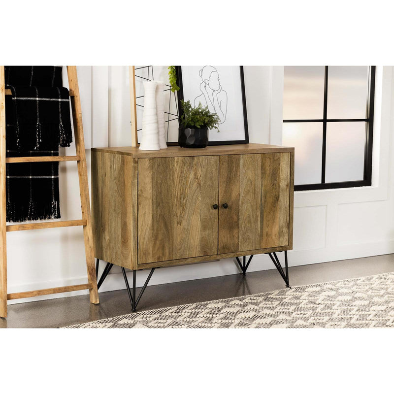 Coaster Furniture Eileen 959651 2-door Wood Storage Accent Cabinet - Natural IMAGE 2