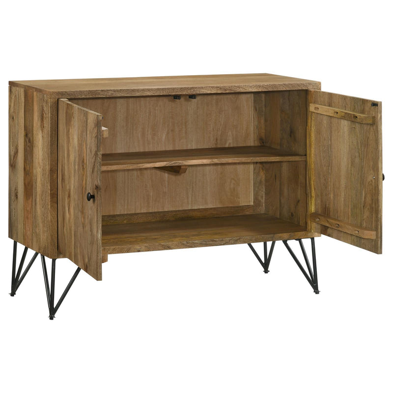 Coaster Furniture Eileen 959651 2-door Wood Storage Accent Cabinet - Natural IMAGE 3