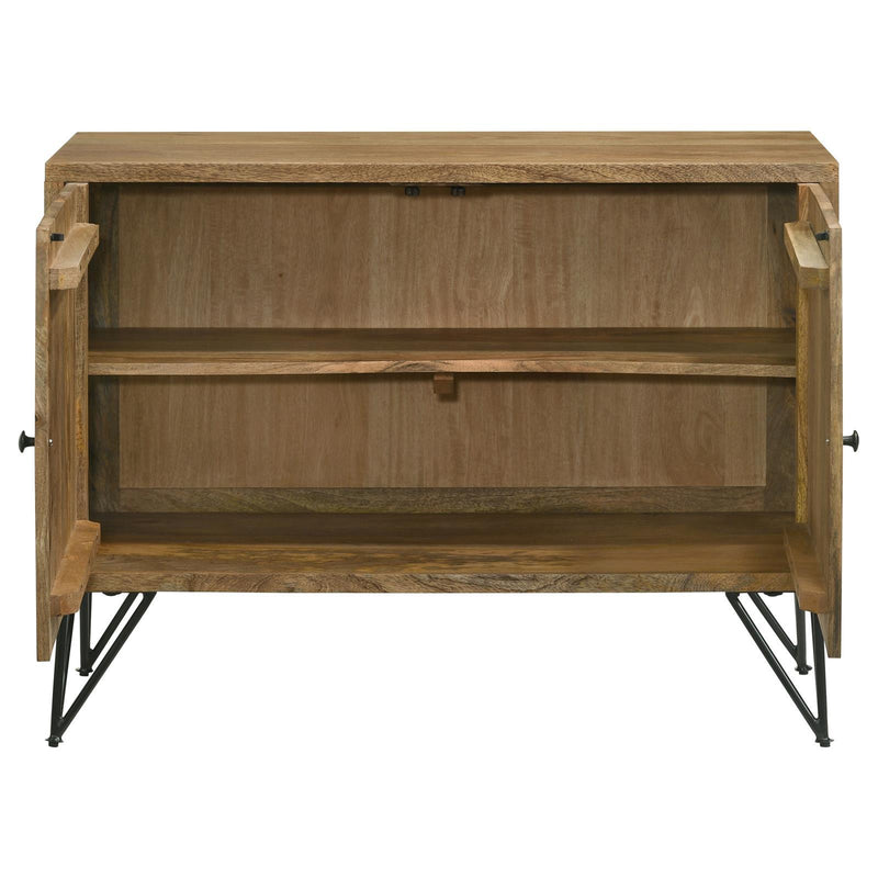 Coaster Furniture Eileen 959651 2-door Wood Storage Accent Cabinet - Natural IMAGE 5