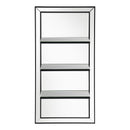  Coaster Furniture Oriel 961631 24 x 47 Inch Rectangular 3-Shelf Wall Mirror - Silver IMAGE 3