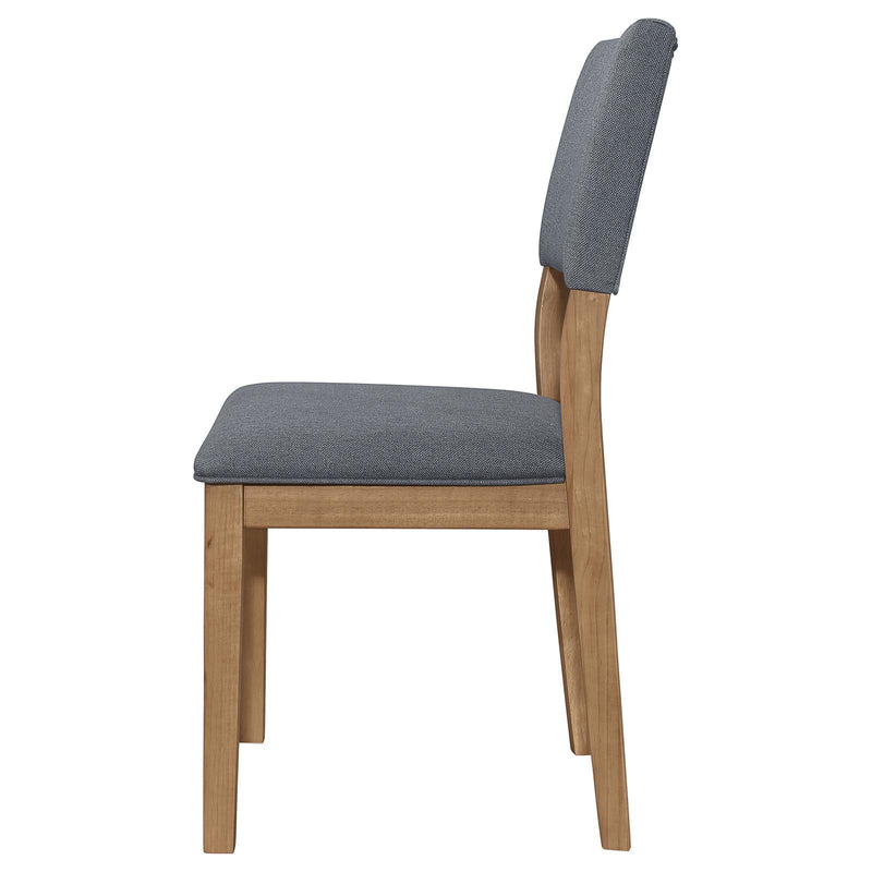 Coaster Furniture Sharon 104172 Fabric Upholstered Dining Side Chair - Brown (Set of 2) IMAGE 5