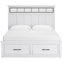 Benchcraft Ashbryn B844B4 King Panel Storage Bed IMAGE 2