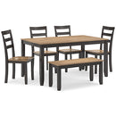 Signature Design by Ashley Gesthaven D396-325 Dining Room Table Set IMAGE 1