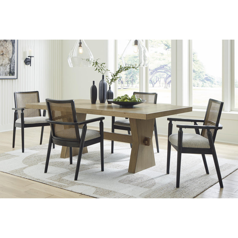 Signature Design by Ashley Galliden Dining Table with Trestle Base D841-45 IMAGE 10