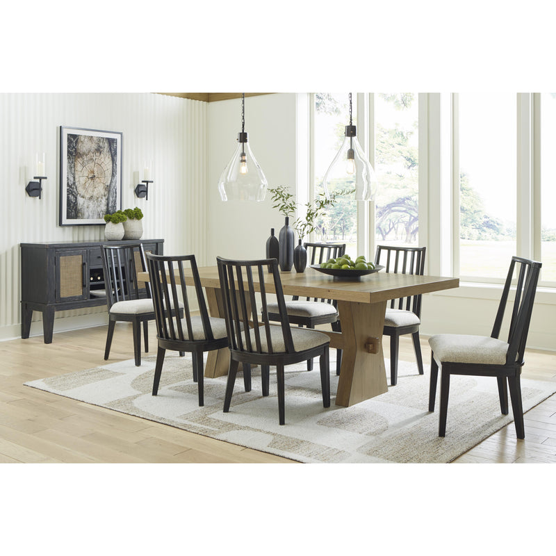 Signature Design by Ashley Galliden Dining Table with Trestle Base D841-45 IMAGE 11