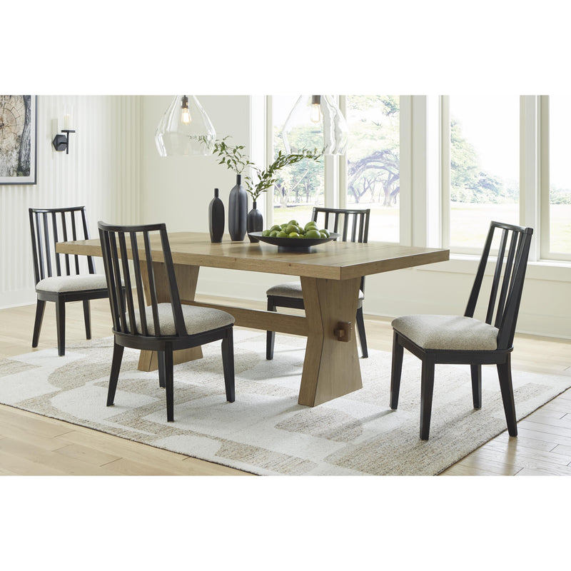 Signature Design by Ashley Galliden Dining Table with Trestle Base D841-45 IMAGE 12