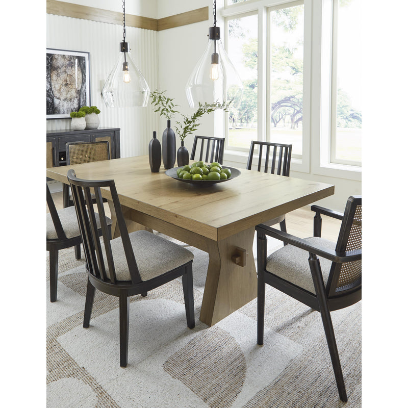 Signature Design by Ashley Galliden Dining Table with Trestle Base D841-45 IMAGE 7